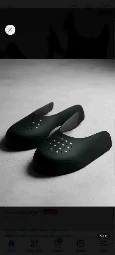 Protectores de Puntera para Zapatillas Negros - miniatura 2