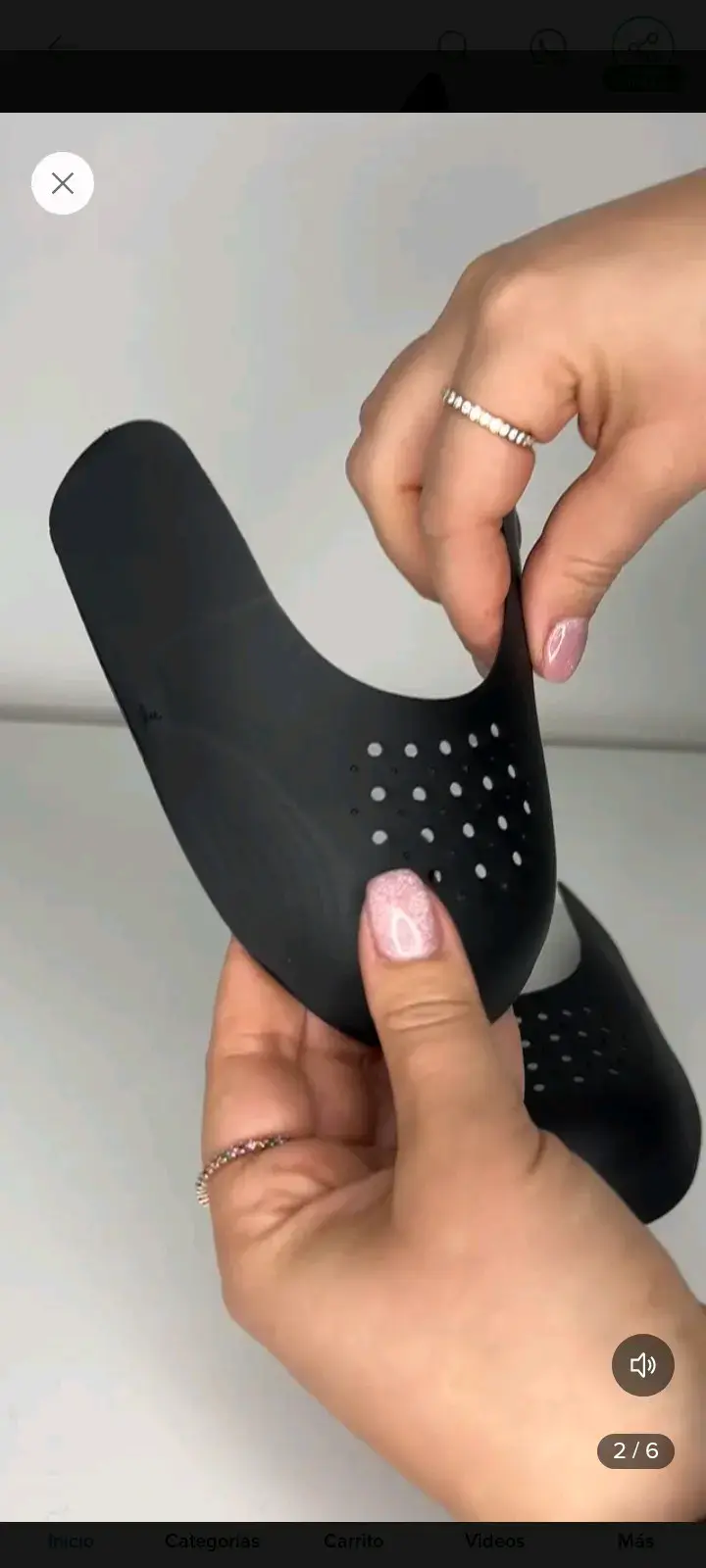 Protectores de Puntera para Zapatillas Negros - 5