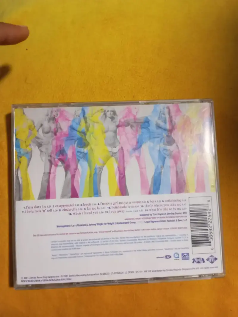 CD Britney Spears – Britney (2001) Edición Interna - 2