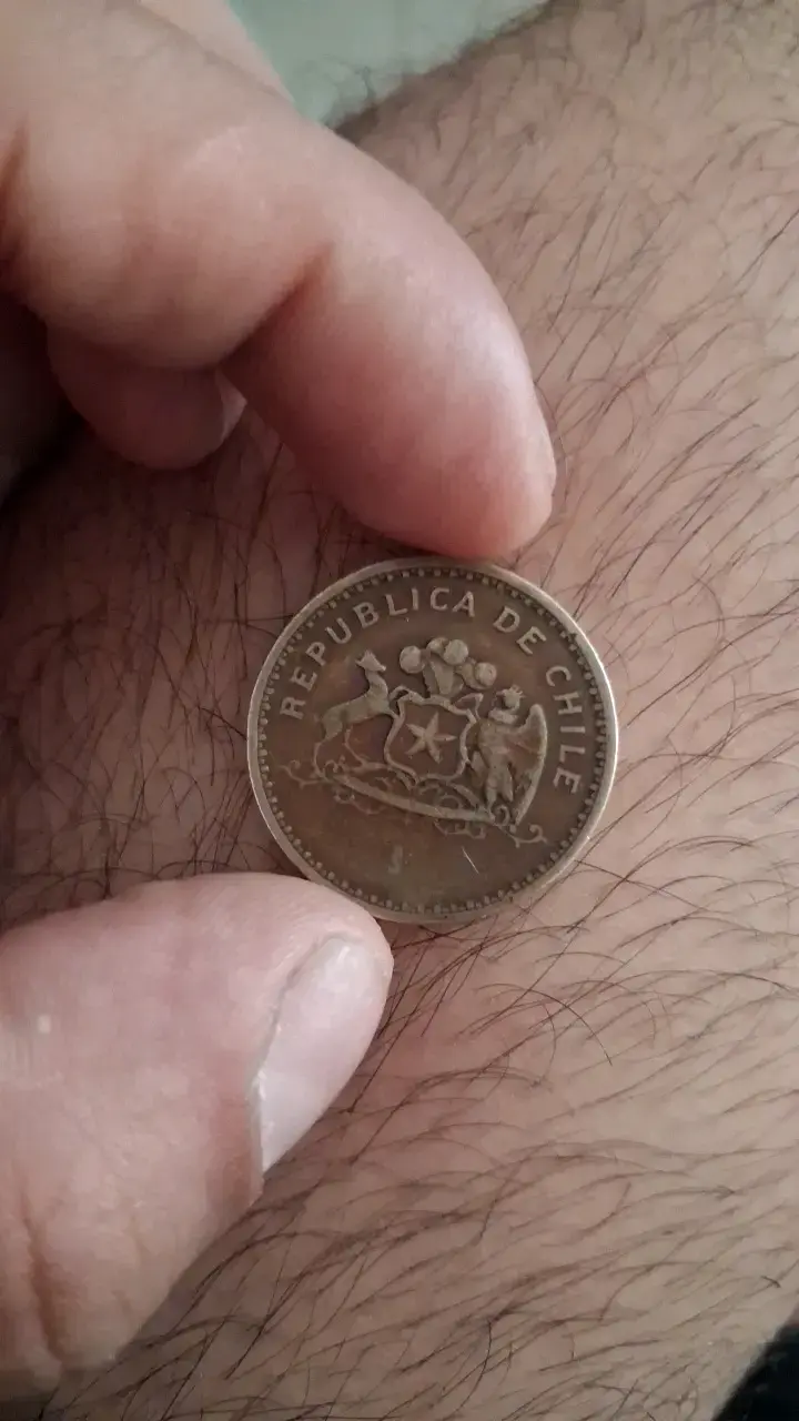 Monedas antiguas de 100 pesos chilenas 1984 - 5