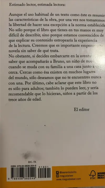 Libro 'El Niño con el Pijama de Rayas'  John Boyn - miniatura 2