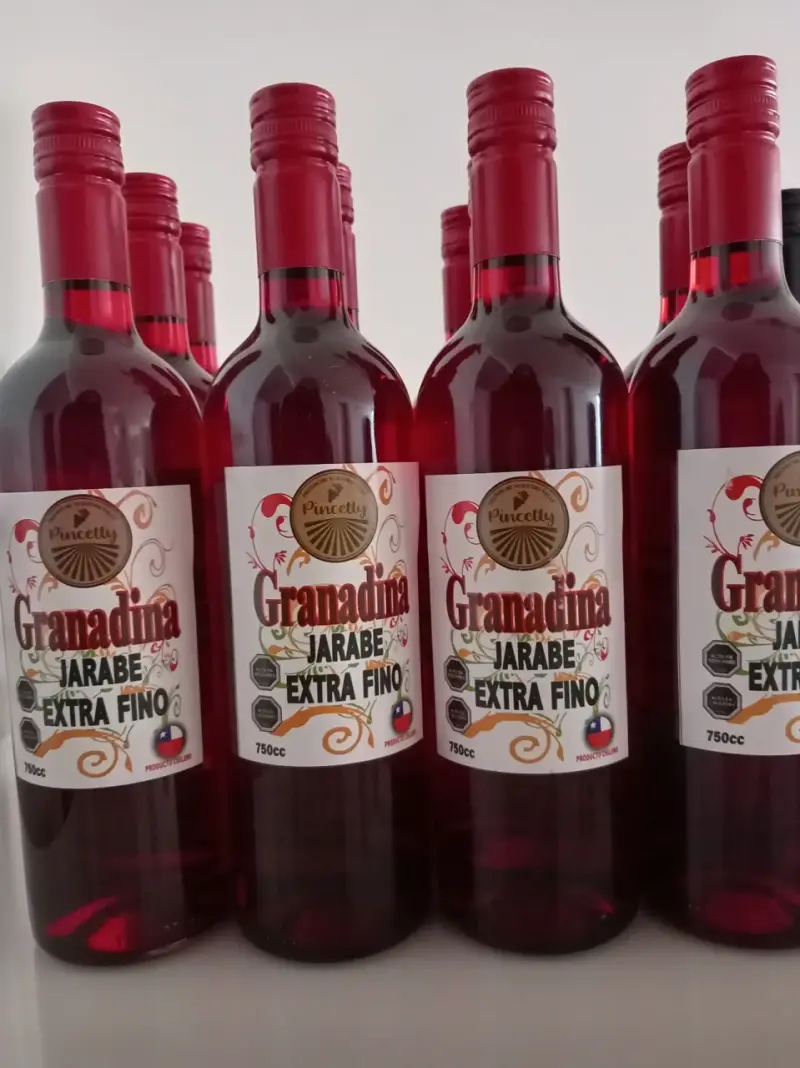 Granadina Jarabe Extra Fino Pincetty 750cc