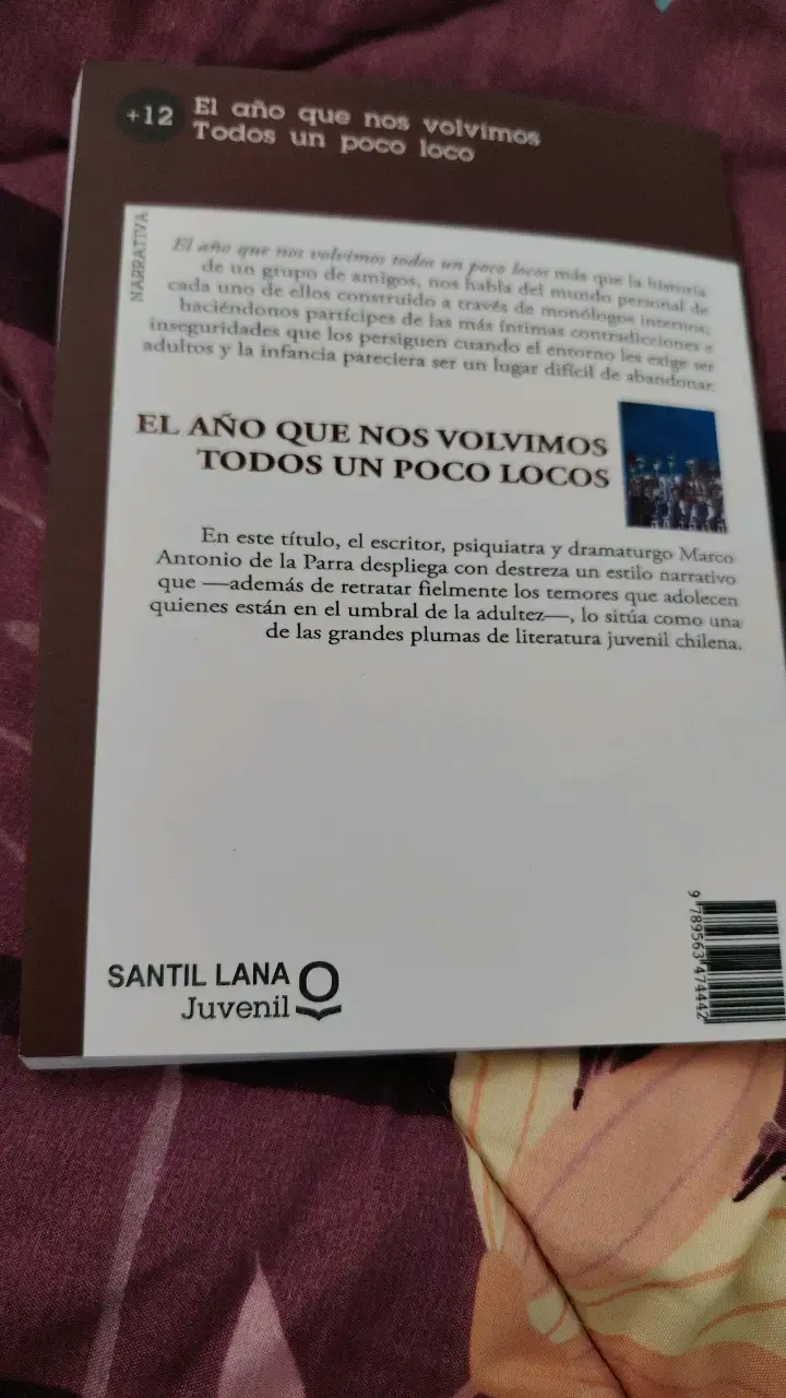 Libro 'El año que nos volvimos todos un poco locos' de Marco Antonio de la Parra - 2