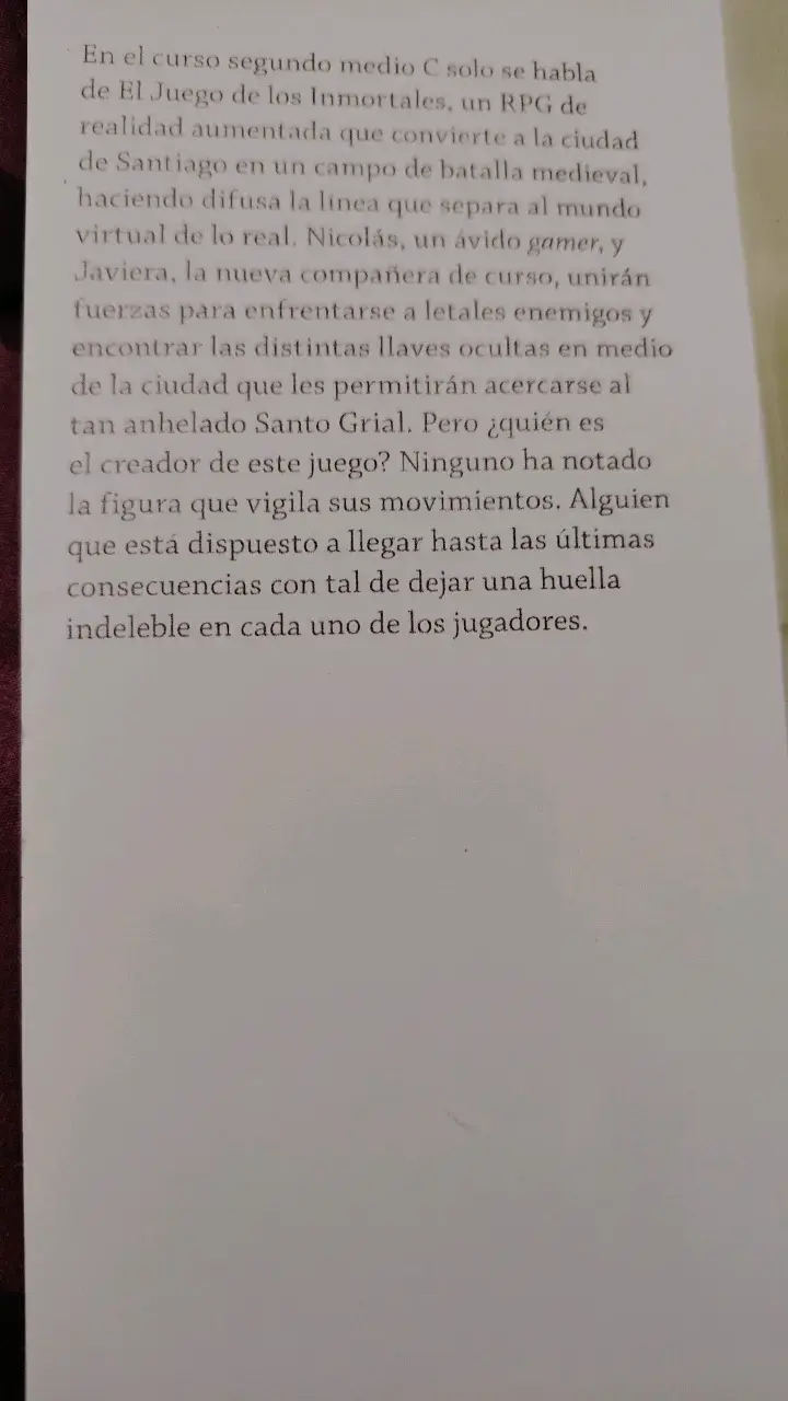 Libro El Juego de los Inmortales de Lorena Rodríguez - 2