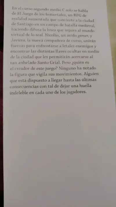 Libro El Juego de los Inmortales de Lorena Rodríguez - miniatura 2