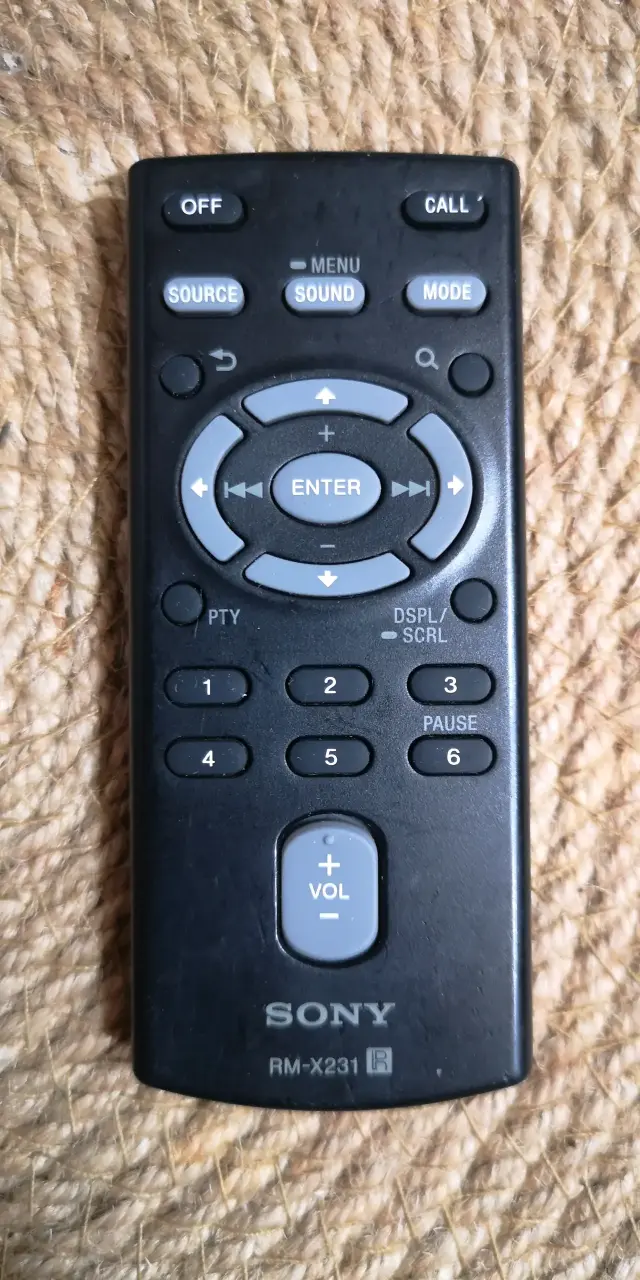 Control remoto Sony RM-X231 para autoestéreo - 3