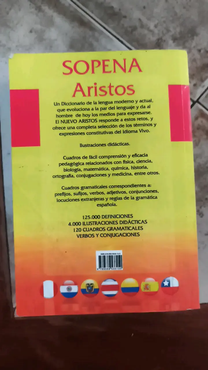 Diccionario Ilustrado de la Lengua Española Sopena Aristos - 2