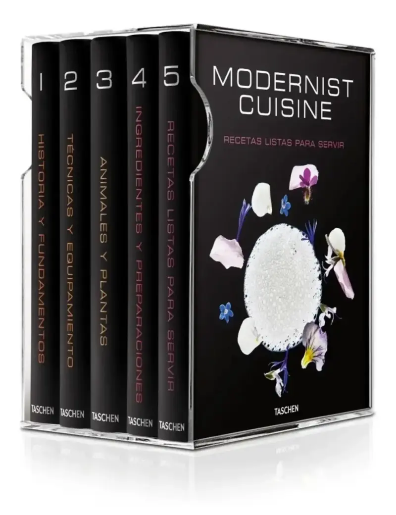 Colección de libros Modernist Cuisine de Taschen