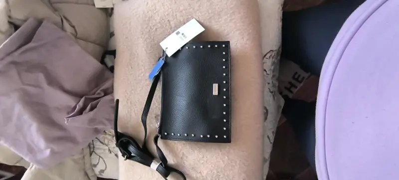 Cartera negra con tachas Sybilla - 2