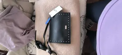 Cartera negra con tachas Sybilla - miniatura 2