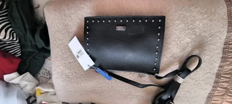 Cartera negra con tachas Sybilla - 3