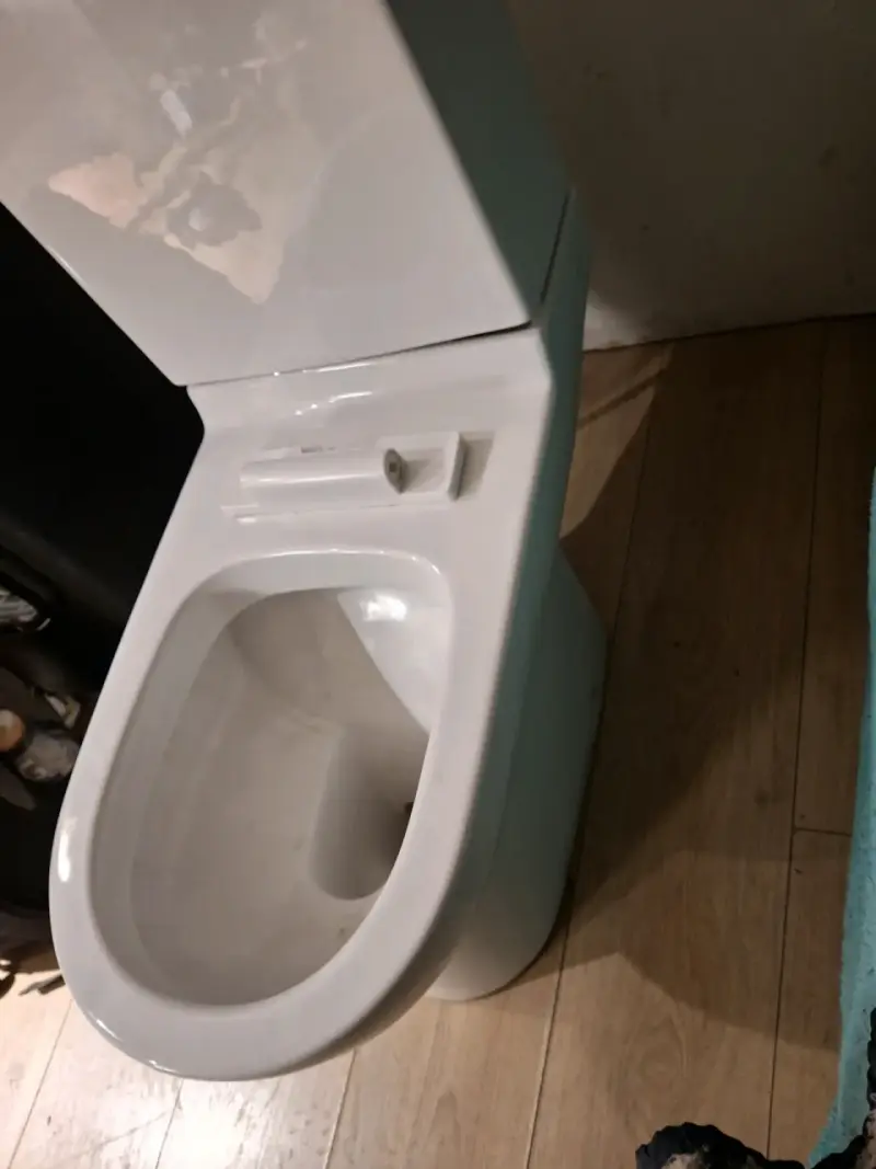 Inodoro de cerámica blanco moderno - 6