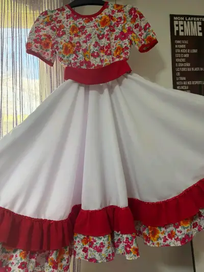 Vestido De Huasa Talla 6 a 10 - miniatura 3