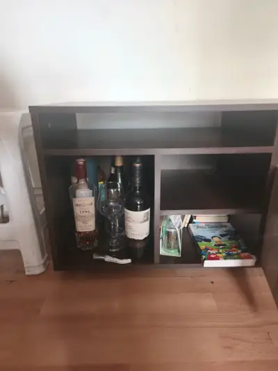 Mueble organizador de madera con puertas - miniatura 3