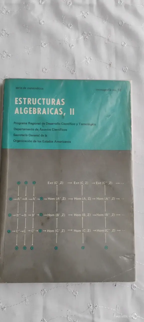 Libro Estructuras Algebraicas II Matemáticas - 1