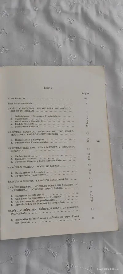 Libro Estructuras Algebraicas II Matemáticas - miniatura 3
