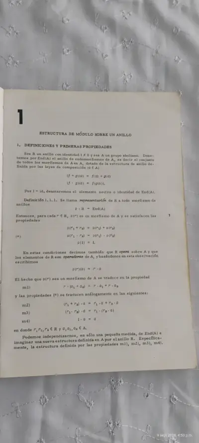 Libro Estructuras Algebraicas II Matemáticas - miniatura 4