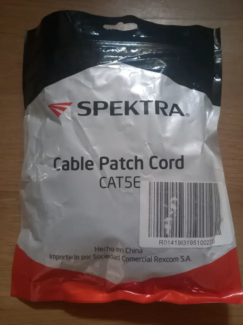 Cable de red patch cord spektra CAT5E 7m azul - 2