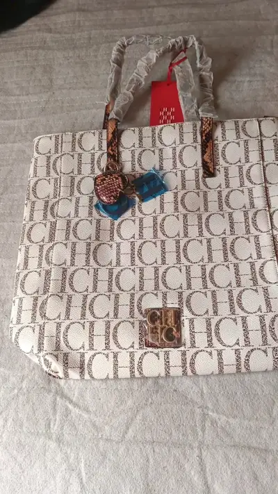 Bolso de mano CH Carolina Herrera con estampado - miniatura 1