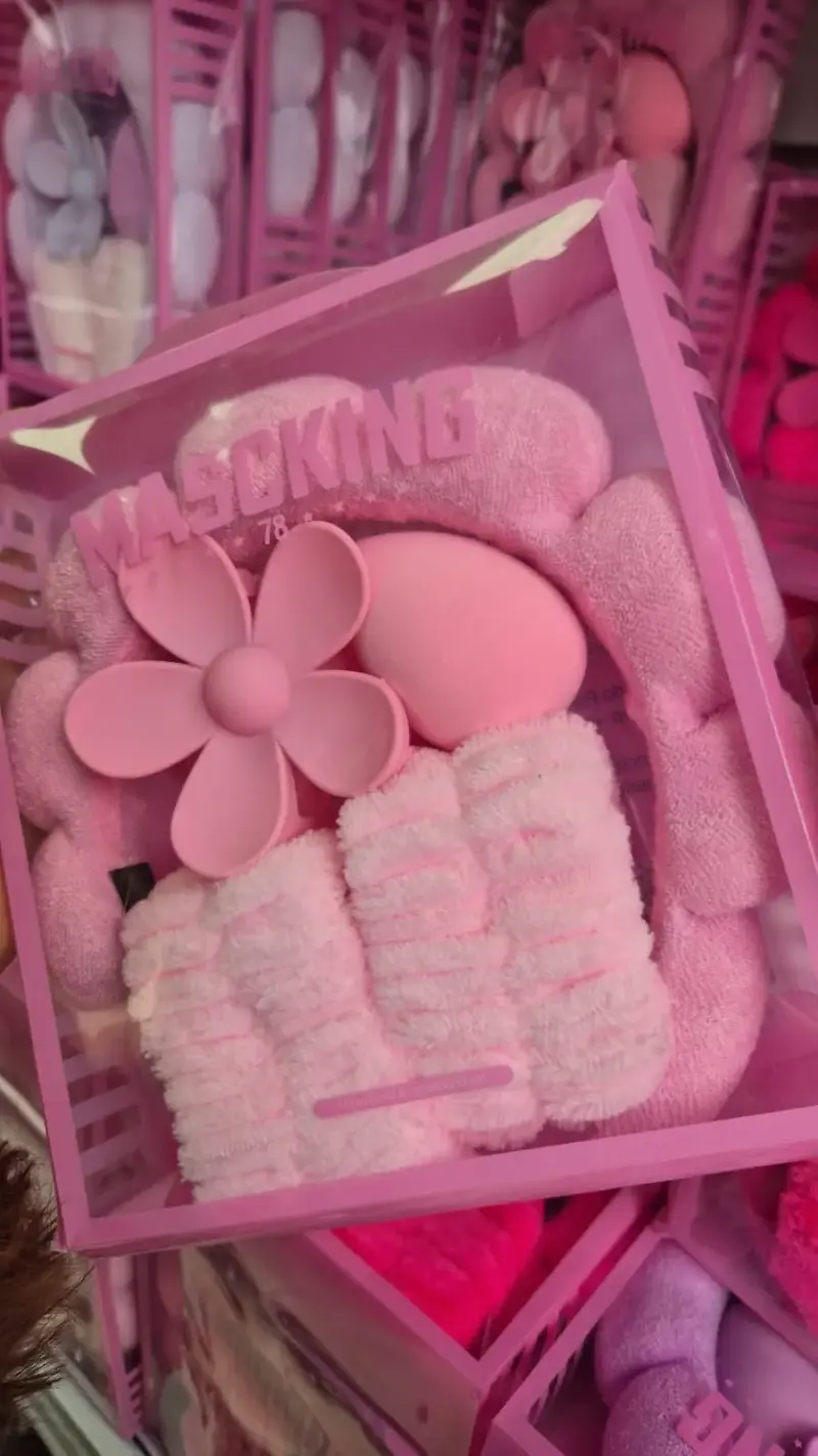Set de accesorios de spa Mascking con esponja y banda - 5