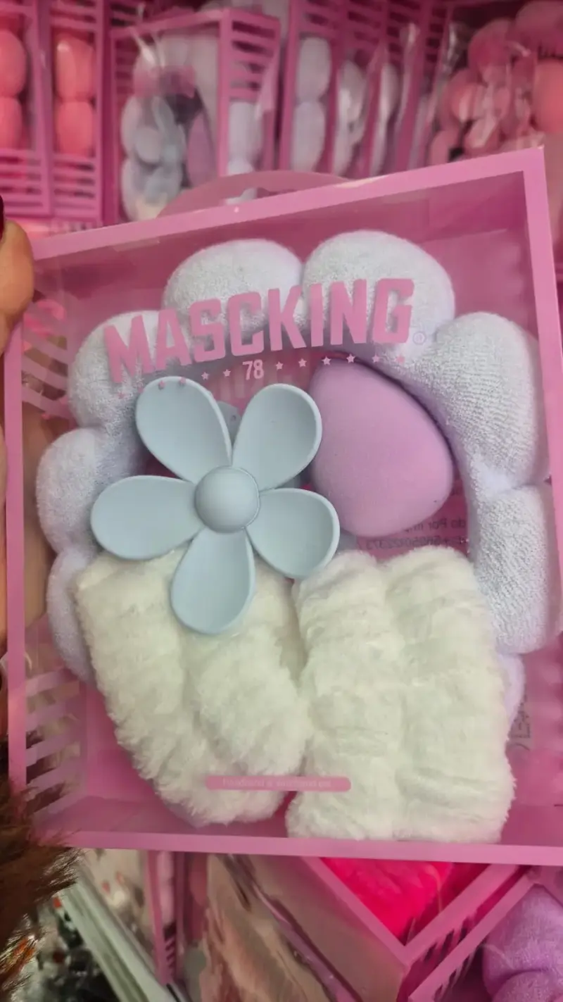 Set de accesorios de spa Mascking con esponja y banda - 6