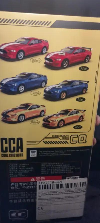 Ford Mustang GT 2018 1:42 a escala - miniatura 3