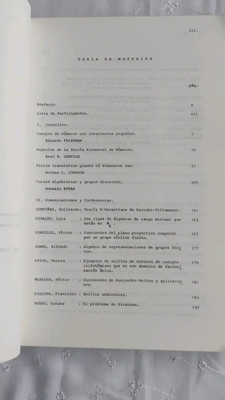 Revista Notas de la Sociedad de Matemática de Chile 1986 - 2