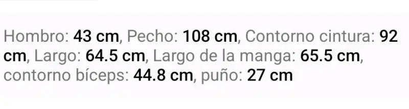 Chaqueta blanca de mezclilla para mujer XL - 3