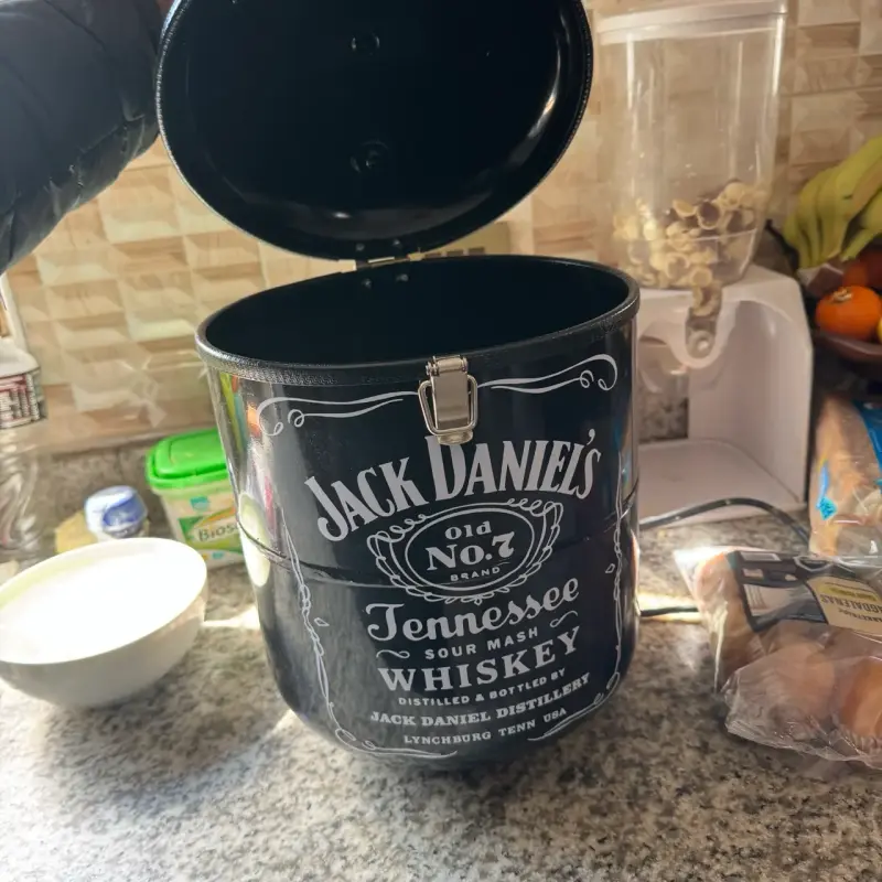 Cubo de Metal Jack Daniel's para Almacenamiento - 1