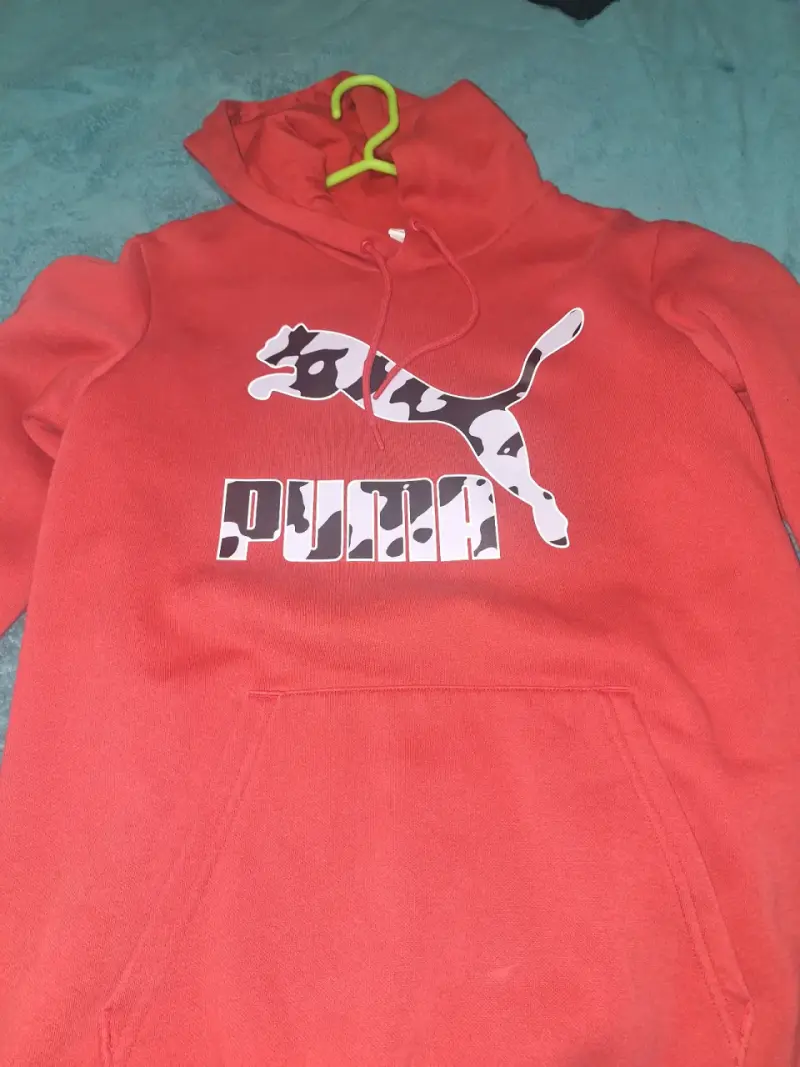 Polerón Puma rojo con logo estampado - 2
