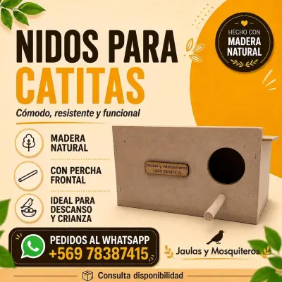 Nidos para Aves. - miniatura 1