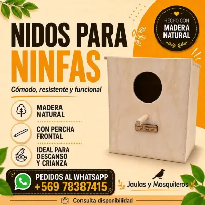Nidos para Aves. - miniatura 4