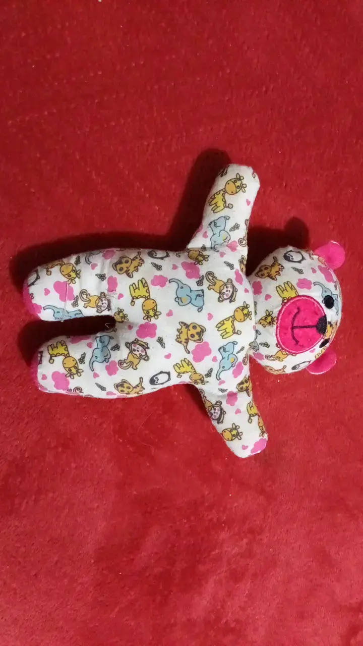 Sonajero de peluche para bebé multicolor - 2