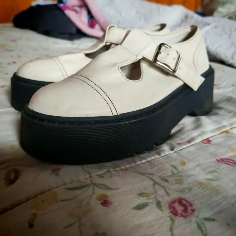 Zapatos de plataforma blancos - 2