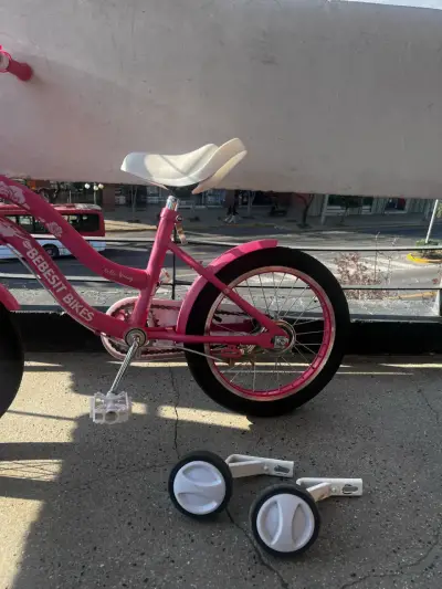 Bicicleta infantil rosa aro 16 - miniatura 2