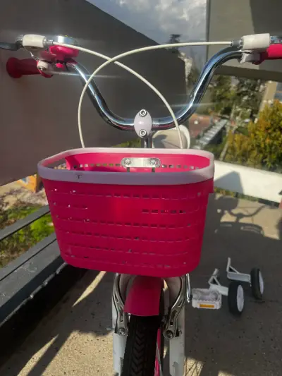 Bicicleta infantil rosa aro 16 - miniatura 4