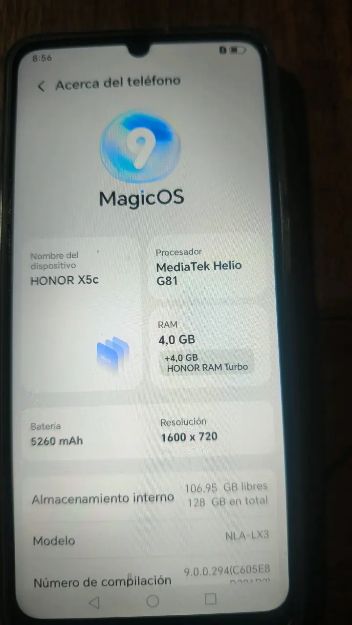 Smartphone Honor X5c con 4GB RAM y 128GB - 1