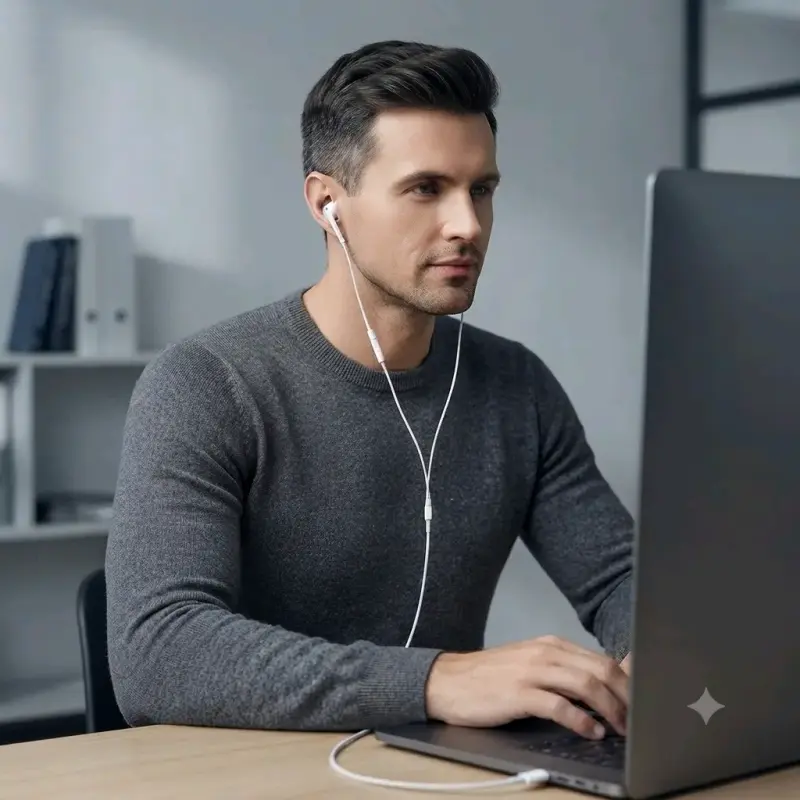 Auriculares Kusein EarPods con conector Lightning - 4