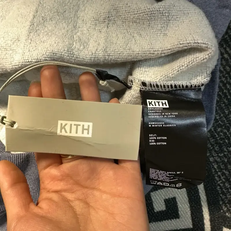 Kith Polerón gris con capucha de algodón - 4