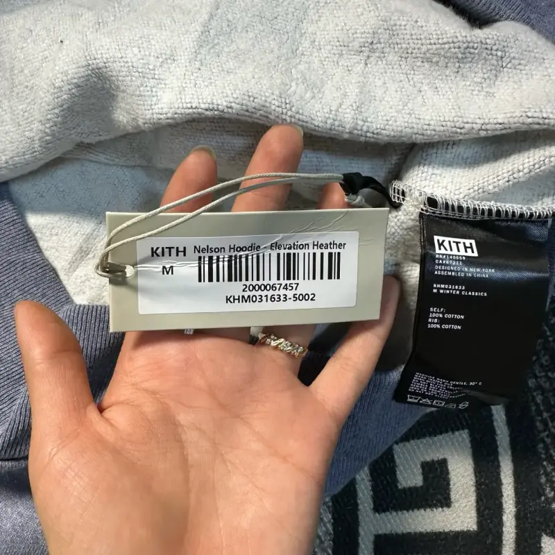 Kith Polerón gris con capucha de algodón - 5