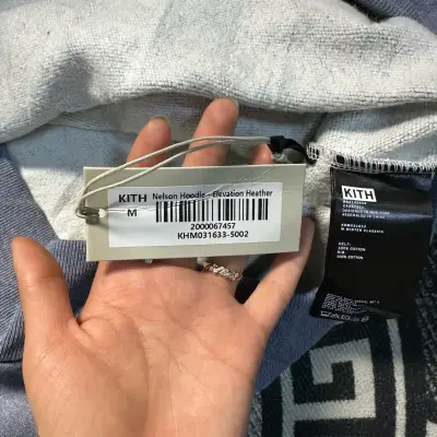 Kith Polerón gris con capucha de algodón - miniatura 5