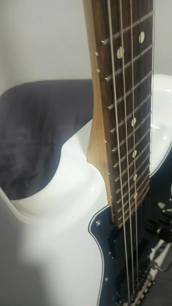 Guitarra Squier Contemporary HH Floyd Rose Blanca - 4
