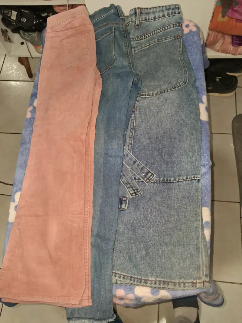 Lote de jeans para niña en varios colores - 4