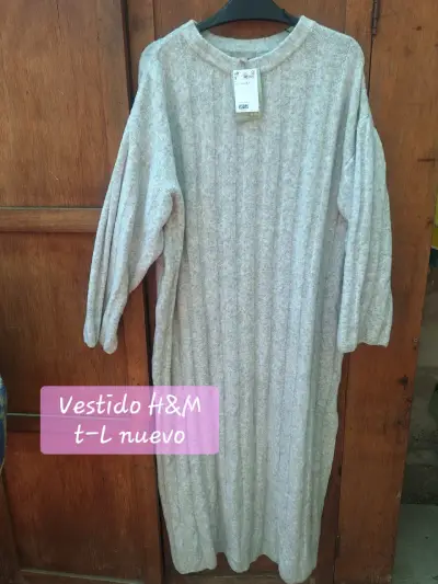 Vestido overside H&M talla L Nuevo - miniatura 1