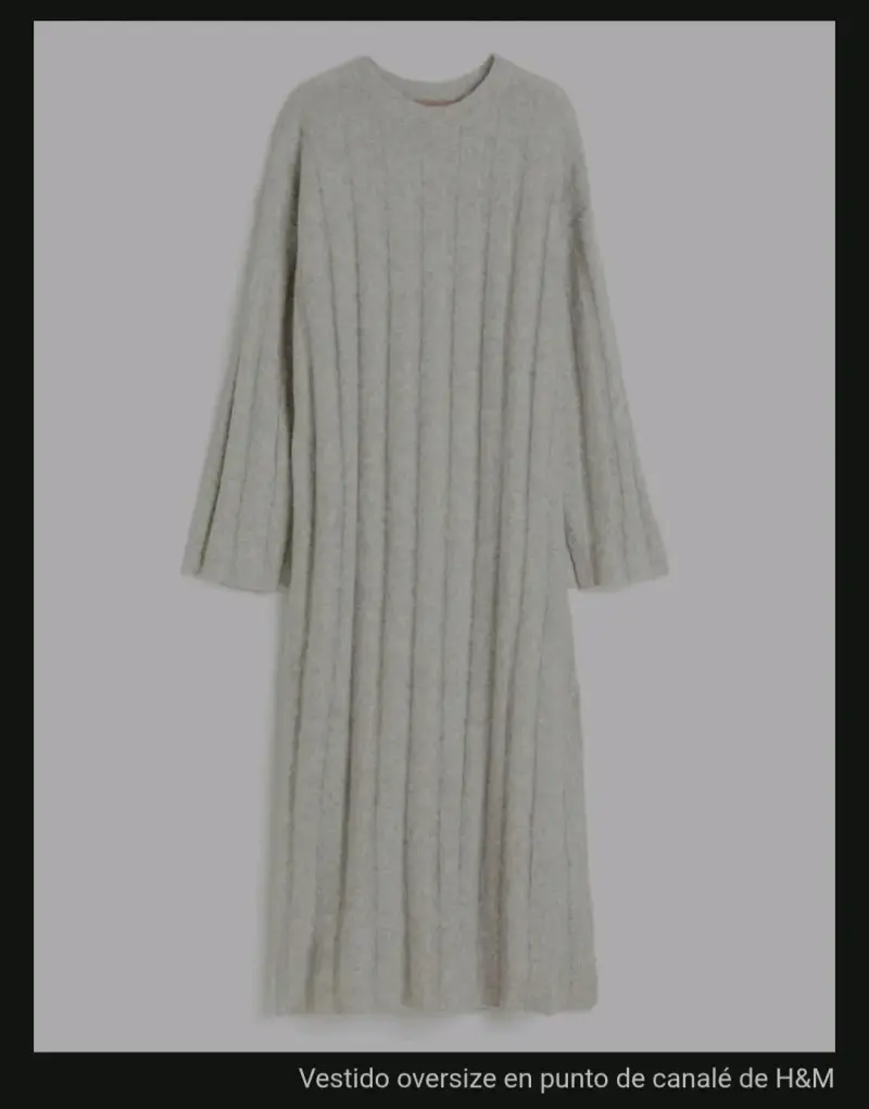 Vestido overside H&M talla L Nuevo - 3