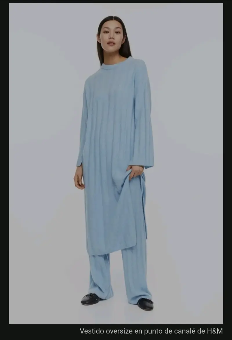 Vestido overside H&M talla L Nuevo - 4