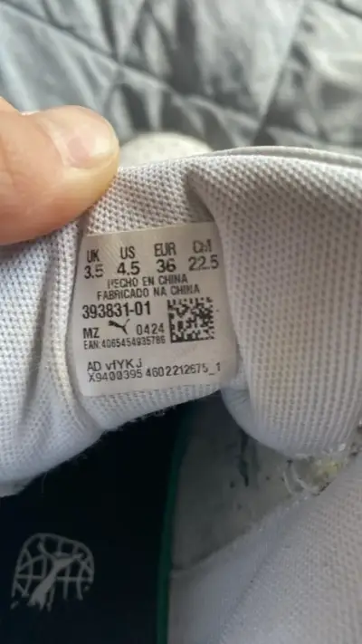 Zapatillas altas Puma blancas y negras - miniatura 2
