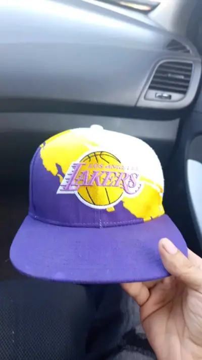 Gorra Los Angeles Lakers morada y amarilla - miniatura 1