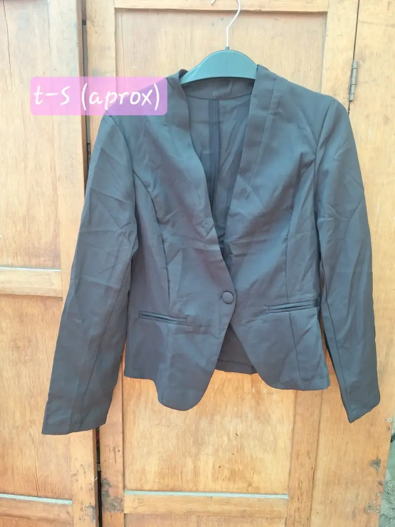 Blazer negro talla S