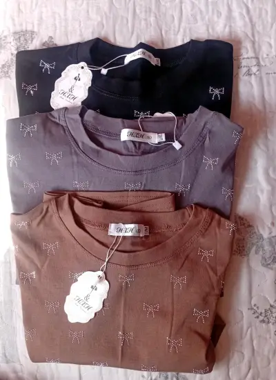Poleras manga larga con diseño de lazo para mujer - miniatura 1